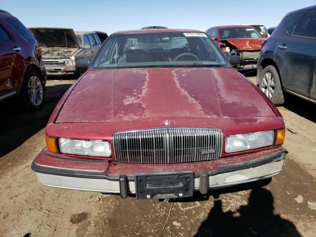 2G4WD14W2K1440615 - 1989 BUICK REGAL LIMITED MAROON photo 5