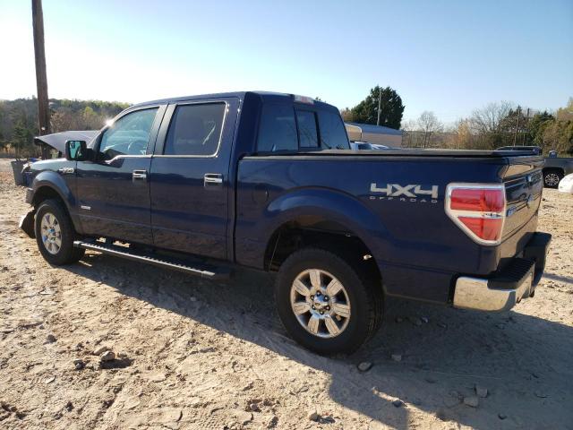 1FTFW1ETXCFA38497 - 2012 FORD F150 SUPERCREW BLUE photo 2