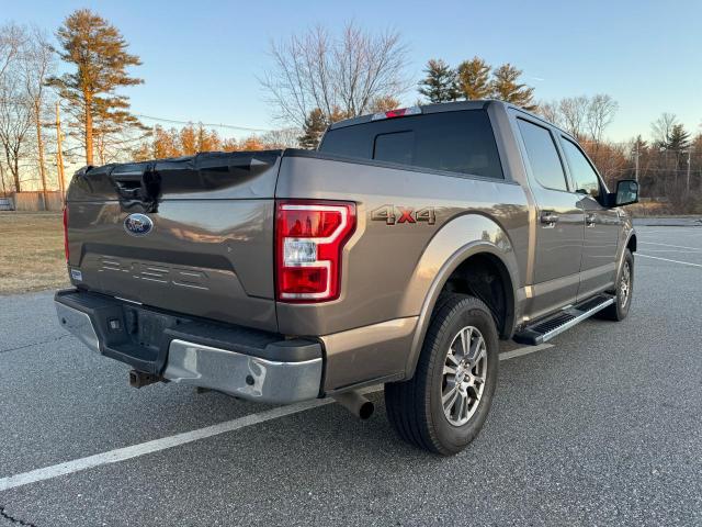 1FTEW1E5XKFA48149 - 2019 FORD F150 SUPERCREW BROWN photo 4