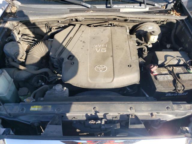 3TMJU4GN2EM173332 - 2014 TOYOTA TACOMA DOUBLE CAB PRERUNNER GRAY photo 11