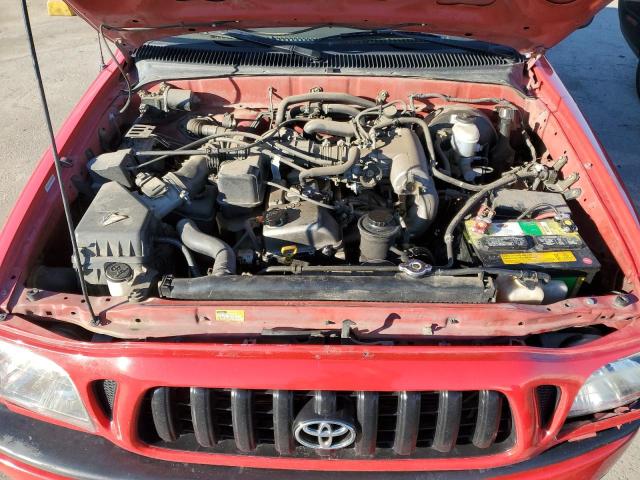 5TEGM92N14Z344992 - 2004 TOYOTA TACOMA DOUBLE CAB PRERUNNER RED photo 11