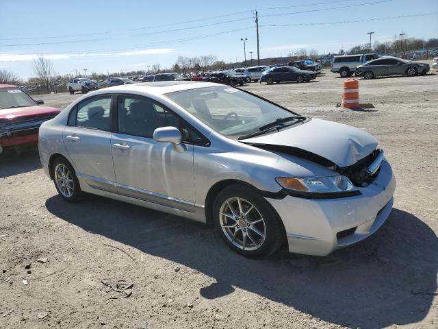 19XFA169X9E012518 - 2009 HONDA CIVIC EXL ნაცრისფერი ფოტო 4