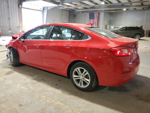 1G1BE5SM0G7269083 - 2016 CHEVROLET CRUZE LT RED photo 2