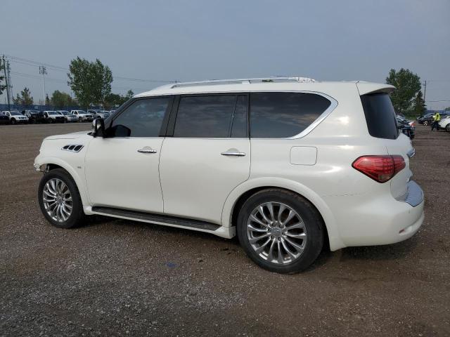 JN8AZ2NE1F9084316 - 2015 INFINITI QX80 WHITE photo 2