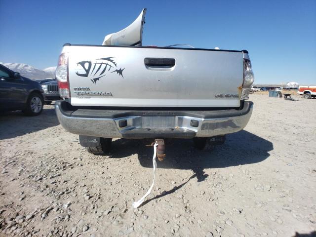 5TEUU4EN8AZ689188 - 2010 TOYOTA TACOMA ACCESS CAB ვერცხლისფერი ფოტო 6