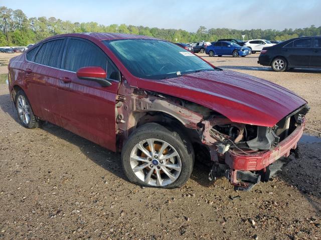 3FA6P0H78HR178831 - 2017 FORD FUSION SE RED photo 4