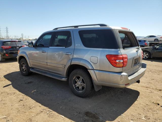 5TDZT34A12S075356 - 2002 TOYOTA SEQUOIA SR5 SILVER photo 2