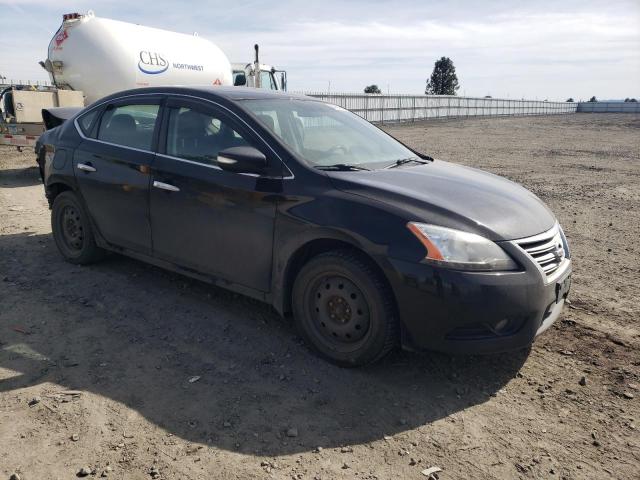 3N1AB7AP6DL673678 - 2013 NISSAN SENTRA S BLACK photo 4