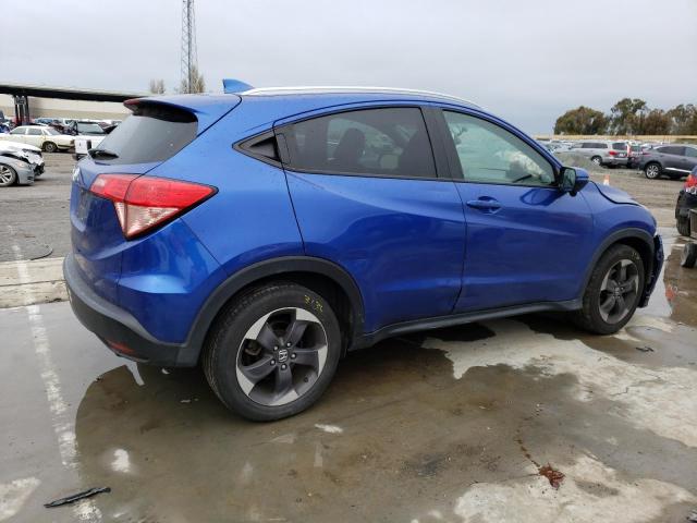 3CZRU5H76JM701922 - 2018 HONDA HR-V EXL BLUE photo 3