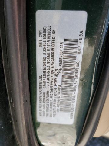 4S3BH665X17654858 - 2001 SUBARU LEGACY OUTBACK TWO TONE photo 13