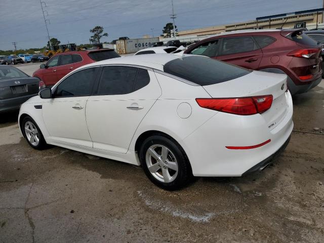 KNAGM4A77F5644366 - 2015 KIA OPTIMA LX WHITE photo 2