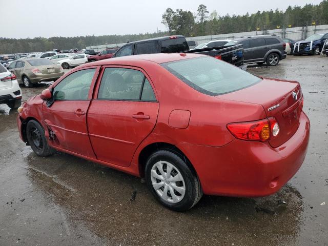 1NXBU4EE8AZ172517 - 2010 TOYOTA COROLLA BASE RED photo 2