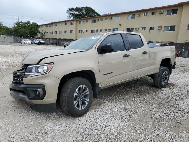 1GCGTDEN7N1112376 - 2022 CHEVROLET COLORADO Z71 BEIGE photo 1