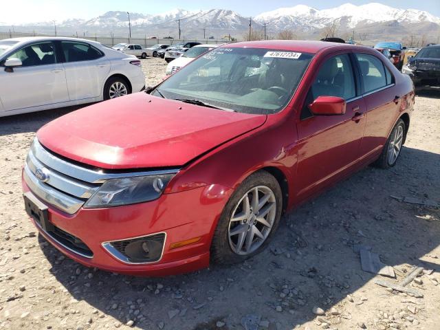 3FAHP0JA9CR265824 - 2012 FORD FUSION SEL RED photo 1