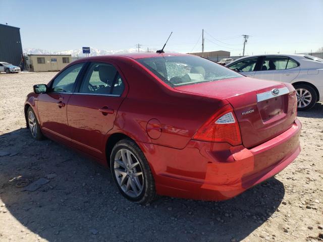 3FAHP0JA9CR265824 - 2012 FORD FUSION SEL RED photo 2