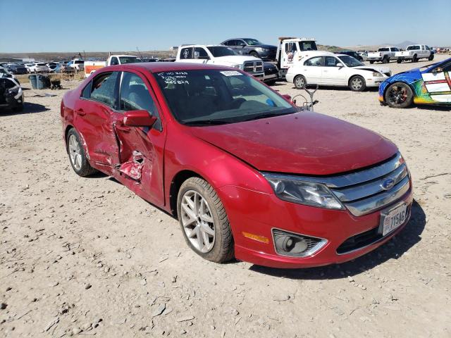3FAHP0JA9CR265824 - 2012 FORD FUSION SEL RED photo 4
