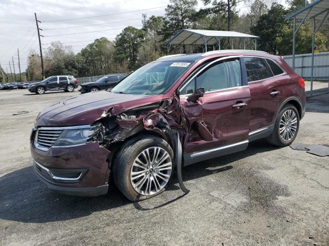 2LMPJ6LR5HBL10776 - 2017 LINCOLN MKX RESERVE Բորդո լուսանկար 1