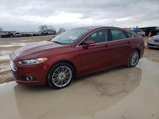 3FA6P0HD7ER376298 - 2014 FORD FUSION SE BURGUNDY photo 1