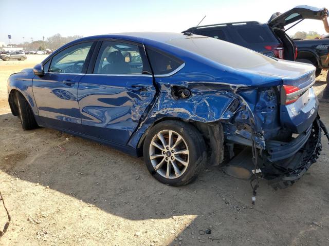 3FA6P0H7XHR375239 - 2017 FORD FUSION SE BLUE photo 2