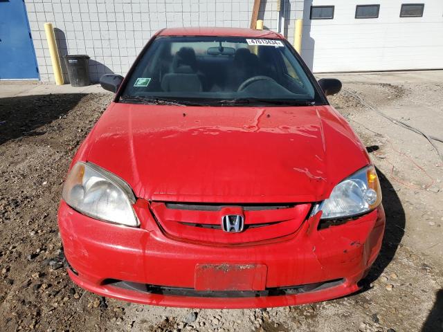 1HGEM22583L064466 - 2003 HONDA CIVIC LX RED photo 5