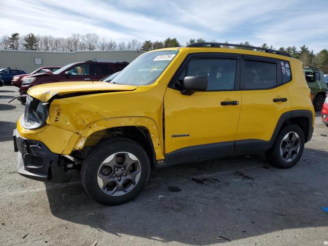 ZACCJBAW6GPE19502 - 2016 JEEP RENEGADE SPORT YELLOW photo 1