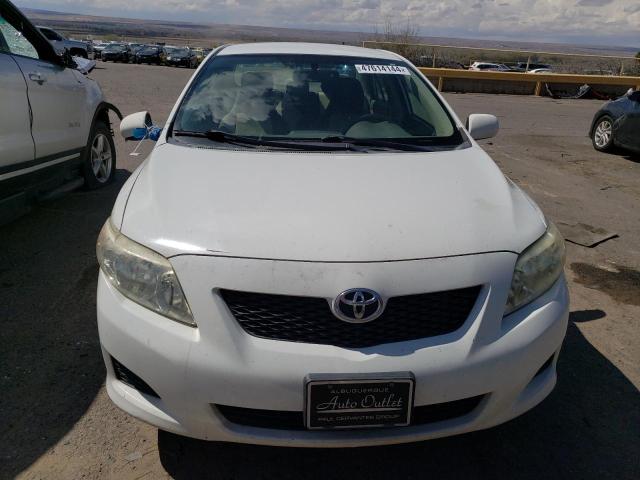 JTDBL40E29J022494 - 2009 TOYOTA COROLLA BASE WHITE photo 5