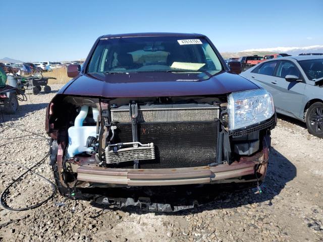 5FNYF4H58DB036356 - 2013 HONDA PILOT EXL BURGUNDY photo 5