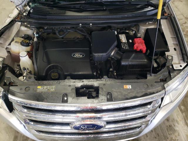 2FMDK4JC4EBB72383 - 2014 FORD EDGE SEL SILVER photo 11