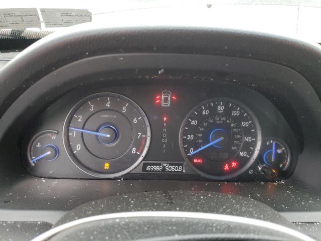 5J6TF3H55CL000487 - 2012 HONDA CROSSTOUR EXL შავი ფოტო 9