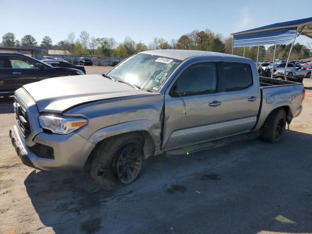 5TFAX5GN5KX162165 - 2019 TOYOTA TACOMA DOUBLE CAB SILVER photo 1