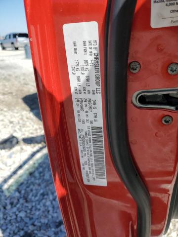 1D7RB1GP9BS696283 - 2011 DODGE RAM 1500 RED photo 12