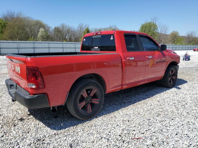 1D7RB1GP9BS696283 - 2011 DODGE RAM 1500 RED photo 3