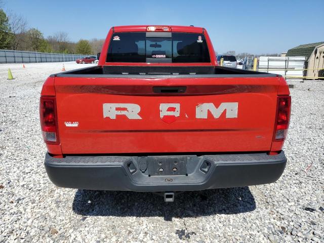 1D7RB1GP9BS696283 - 2011 DODGE RAM 1500 RED photo 6