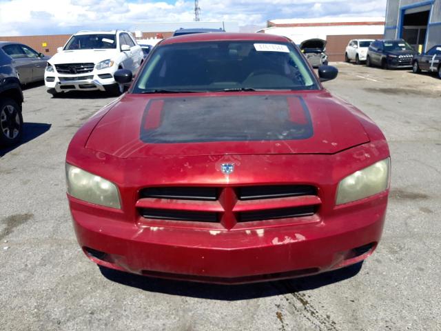 2B3KA43R28H198144 - 2008 DODGE CHARGER BURGUNDY photo 5