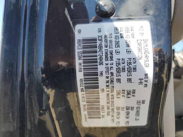 3C8FY48B42T248496 - 2002 CHRYSLER PT CRUISER CLASSIC 黑色 照片 12