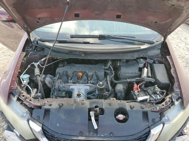 2HGFB2F56EH504611 - 2014 HONDA CIVIC LX BURGUNDY photo 11