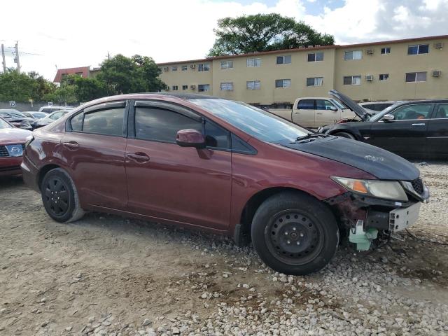 2HGFB2F56EH504611 - 2014 HONDA CIVIC LX BURGUNDY photo 4