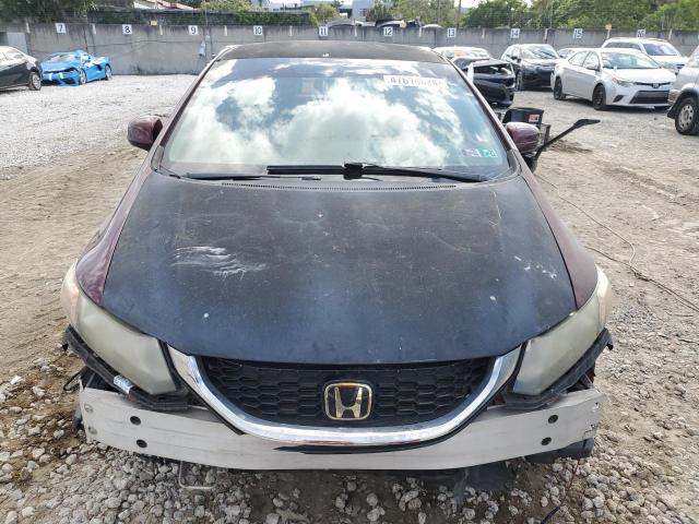 2HGFB2F56EH504611 - 2014 HONDA CIVIC LX BURGUNDY photo 5