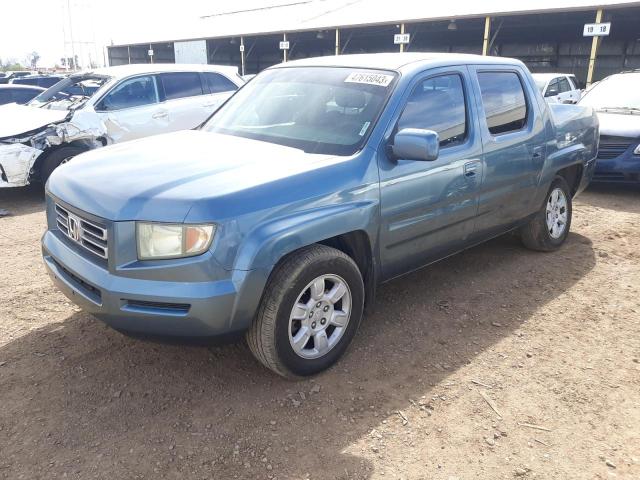 2HJYK16476H540944 - 2006 HONDA RIDGELINE RTS BLUE photo 1