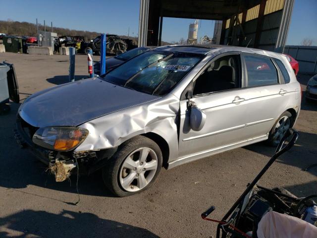 KNAFE241095023222 - 2009 KIA SPECTRA SX SILVER photo 1