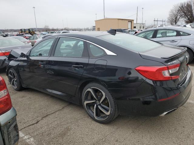 1HGCV1F36NA110124 - 2022 HONDA ACCORD SPORT 黑色 照片 2