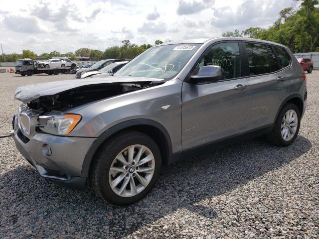 5UXWX9C50E0D28559 - 2014 BMW X3 XDRIVE28I SILVER photo 1