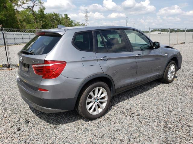 5UXWX9C50E0D28559 - 2014 BMW X3 XDRIVE28I SILVER photo 3