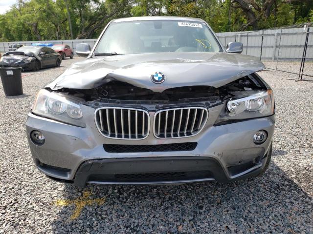 5UXWX9C50E0D28559 - 2014 BMW X3 XDRIVE28I SILVER photo 5