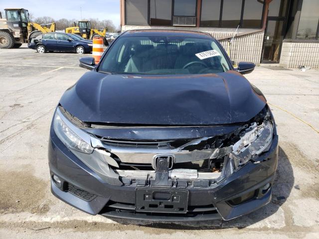 19XFC1F90HE024461 - 2017 HONDA CIVIC TOURING GRAY photo 5