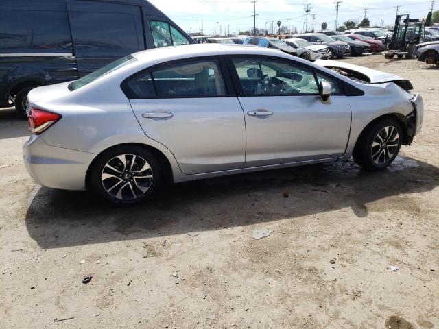 2HGFB2F87FH563890 - 2015 HONDA CIVIC EX SILVER photo 3