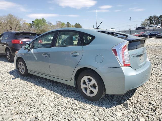 JTDKN3DU6F1982788 - 2015 TOYOTA PRIUS TEAL photo 2