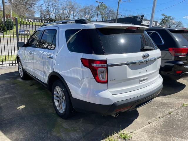 1FM5K7D82EGB43681 - 2014 FORD EXPLORER XLT WHITE photo 3