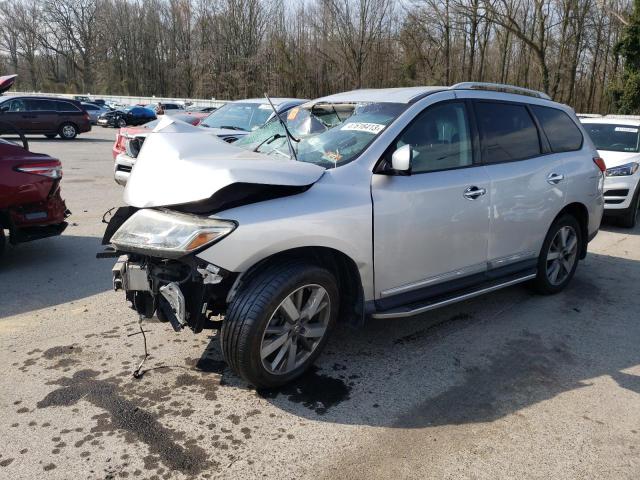 5N1AR2MM1DC659935 - 2013 NISSAN PATHFINDER S ვერცხლისფერი ფოტო 1