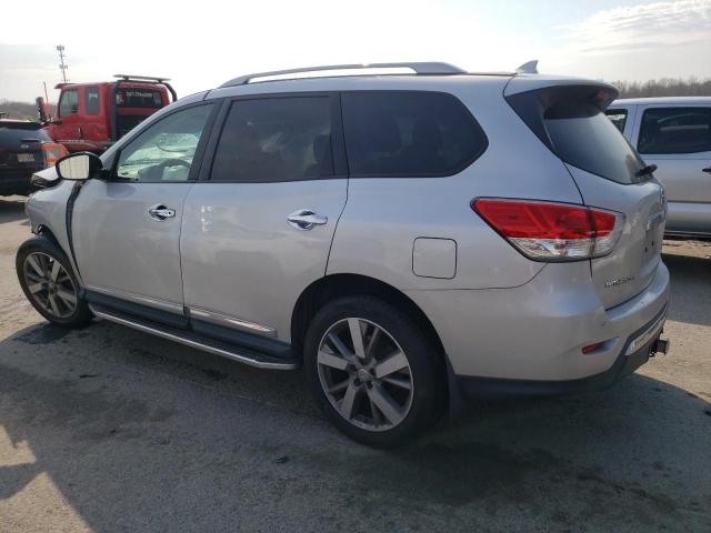 5N1AR2MM1DC659935 - 2013 NISSAN PATHFINDER S ვერცხლისფერი ფოტო 2